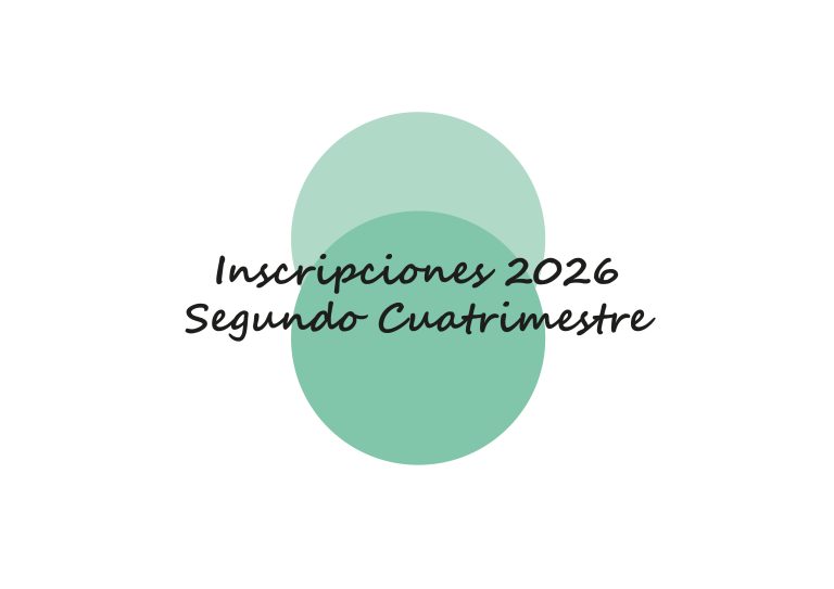 Inscripciones 2026: Segundo Cuatrimestre